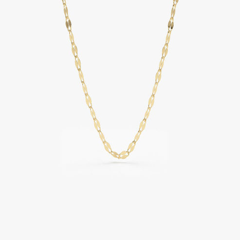 Women's Delicate Lip Chain Necklace