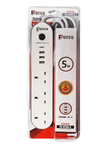 Power Socket Strip 2500W