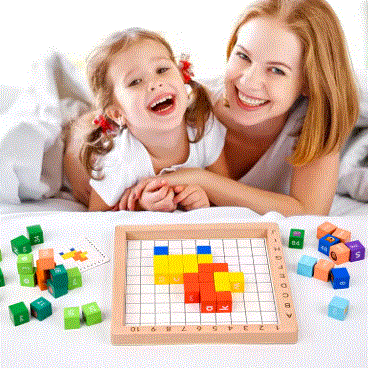 Multiplication Wooden Board Game